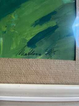 Velký obraz – Krajina se skalami 82x62 1985 - 3