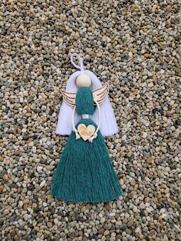 Andílek "štěstí" zelený - 3