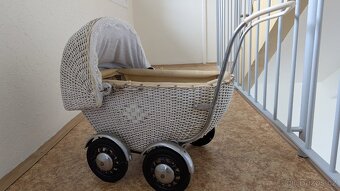 Proutěný retro kočárek LIBERTA - 3