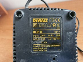 Nabíječka baterií zn. Dewalt model DE9116 - 3