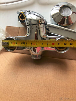Nástěnná dřezová chromová baterie - nová rozteč 10 cm - 3