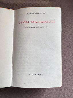 Údolí rozhodnutí (Marcia Davenport) - 3