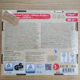 Playtive dřevěné puzzle Počítání a přiřazování NOVÉ - 3