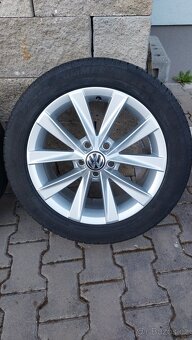 Alu kola 5x112 r17 letní pneu vw passat b7 alltrack - 3