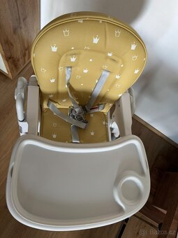 Petite Mars Židlička jídelní Gusto Complete Ochra Crowns - 3