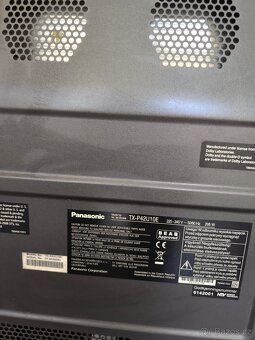 Plně funkční plazma televize 42" Panasonic VIERA TX-P42U10E - 3