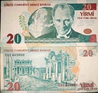 Turecké bankovky - 10 - 10 000 000 lir 1970 - 2009 - 3