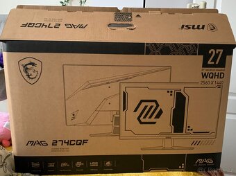 Herní monitor 27” MSI MAG 274CQF - 3