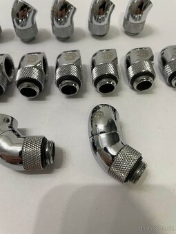 Vodní chlazení - Fitinky Bitspower Silver - 3