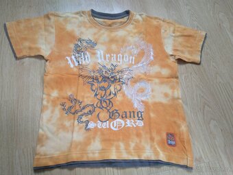 CHLAPECKÁ TRIČKA 4 KUSY vel.128,7-8 LET - 3