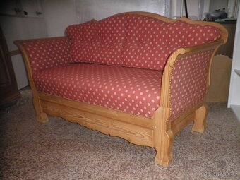 Rustikální sedačka + 2 křesla - 3