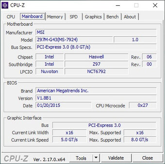 MSI Z97M-G43 SOCKET 1150 - 3