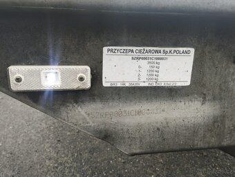 Autopřepravník 3500kg 8,5m (dvouplato) Nová TK - 3