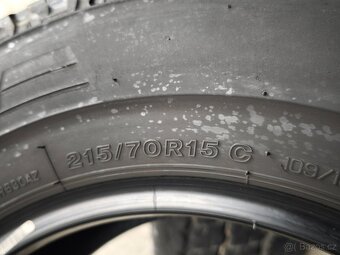 215/70 r15C letní pneumatiky BRIDGESTONE na dodávku 8mm - 3