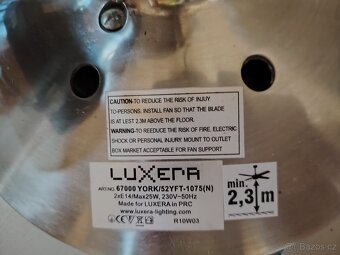 Stropní ventilátor se světlem - 3