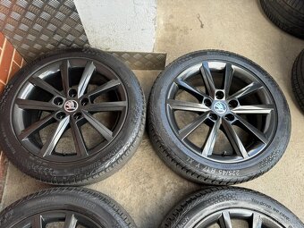 Nové Alu 17" 5x112 škoda Teron Gtrafit O3 pneu 95% - 3