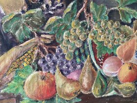 Prodám obraz zátiší s jídlem - 104x80 cm - 3