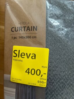 Závěs Herdla 140x300 izolační - 3