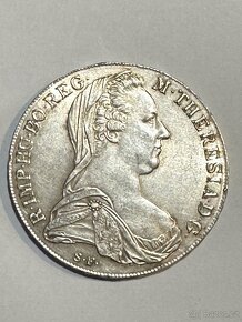 Prodám rakouskou stříbrnou minci Marie Theresie1780 - 3