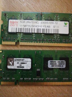 Paměť ram DDR2 1gb do notebooku - 3