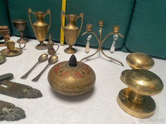 vintage mosazné a bronzové předměty - 3