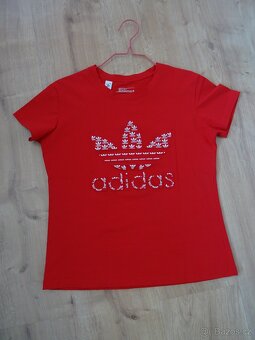 Červené tričko Adidas - 3