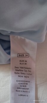 Krásné šaty velikost 34 Orsay - 3