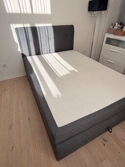Boxspring postel s úložným prostorem 140x200 - 3