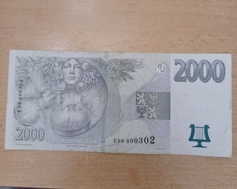 Bankovka dva tisíce série E - 3