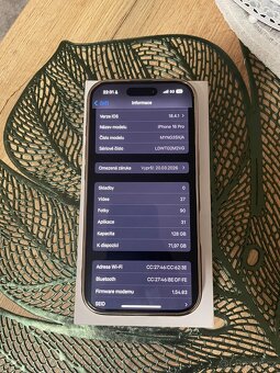 iPhone 16 pro přírodní Titan - 3