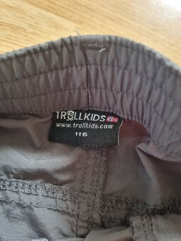 TROLLKIDS outdoorove kalhoty 116 122 UNDERARMOUR mikina 6-7 - 3