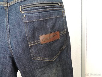 Kalhoty na skútr, motorku s kevlarem, Denim, pánske - 3