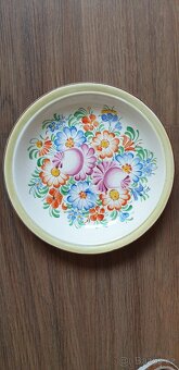 Chodská keramika, 2 talíře - 3