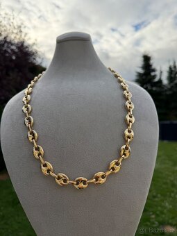 Zlatý řetěz 70g - 585 14k - 70cm - 12mm - NOVÝ ZLATO - VZOR - 3