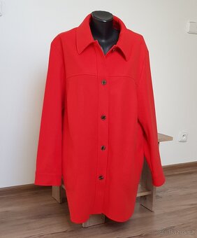 Dámský flaušový košilový kabát - SAMOON - vel.48. - 3