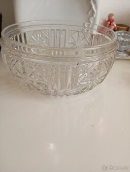 Retro skleněná mísa - 3
