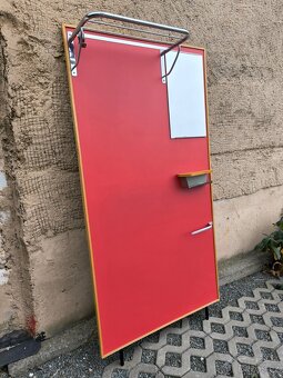 Retro koženková předsíňová stěna - Brusel 60. léta - 3