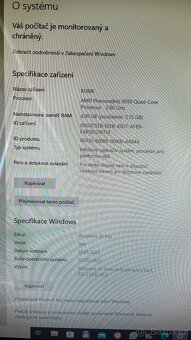 Prodám PC AMD phenom 9950 - 3