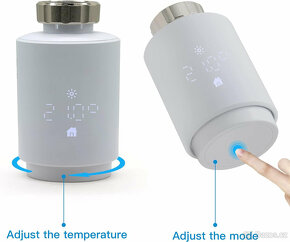 Smart termostatické hlavice (2ks) + Zigbee hub - 3