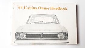 Dobové retro prospekty, manuály Ford Cortina a Consul - 3