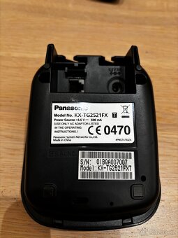 Bezdrátový telefon Panasonic KX-TG2521FX - 3