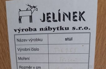 Jídelní stůl z ohýbaného masívu - - 3