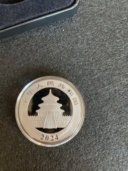 Stříbrná mince China Panda Gold Black Empire 2024 - 3