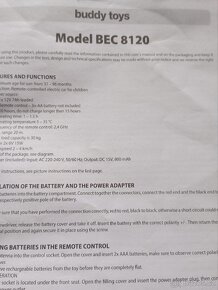 Prodám Buddy Toys BEC 8120 El.auto BMW M6 GT3
- 3