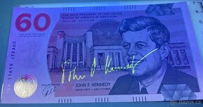 Pamětní tisk k 60. výročí zavraždění Johna F. Kennedyho UNC - 3