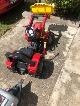 Šlapací traktor Rolly Toys X-Truck s radlicí a cisternou - 3