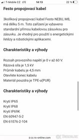 festo propojovací kabely 29ks automatizace - 3