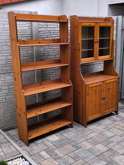 Prodám příborník a knihovnu IKEA LEKSVIK - 3