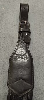 Staré kožené řemínky - myslivost - 3