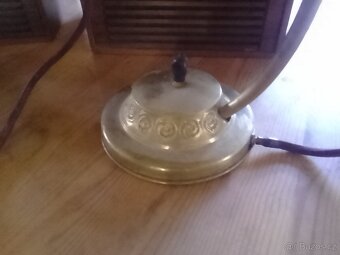 Staré mosazné lampičky na noční stolek - 3